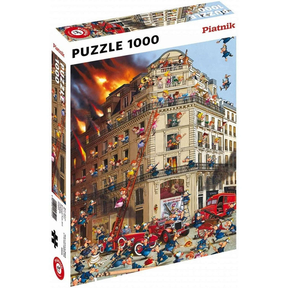 Fire Brigade 1000 Piece Jigsaw Puzzle Piatnik CLOUDANIMESTUDIO