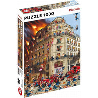 Fire Brigade 1000 Piece Jigsaw Puzzle Piatnik CLOUDANIMESTUDIO