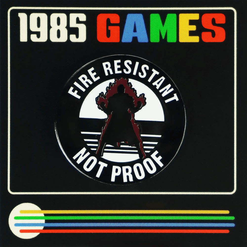 Enamel Gamer Pin: Fire Resistant CLOUDANIMESTUDIO