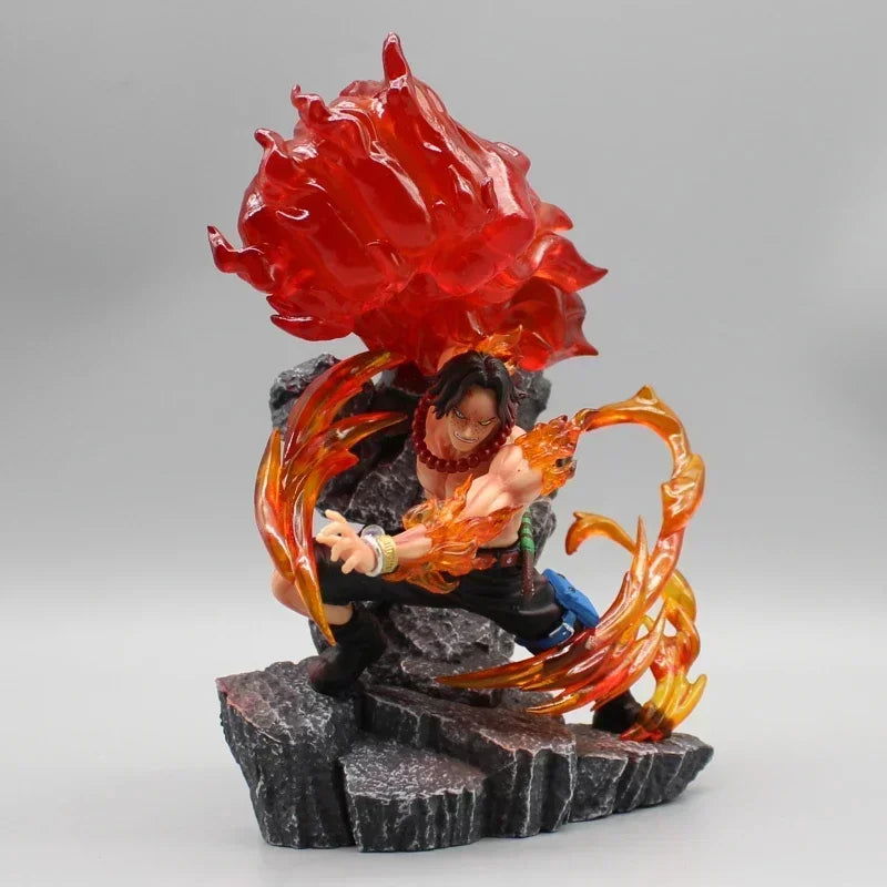 Fire Fist Portgas D. Ace Anime Figurine, One Piece Figures PVC Statue 18 CM - CloudAnimeStudio