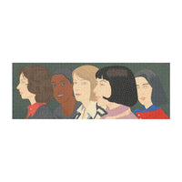 Five Women by Alex Katz 1000 Piece Panoramic Jigsaw Puzzle Galison