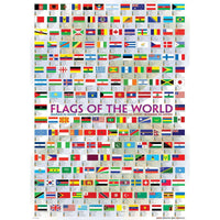 Flags of the World 1000 Piece Jigsaw Puzzle Eurographics CLOUDANIMESTUDIO