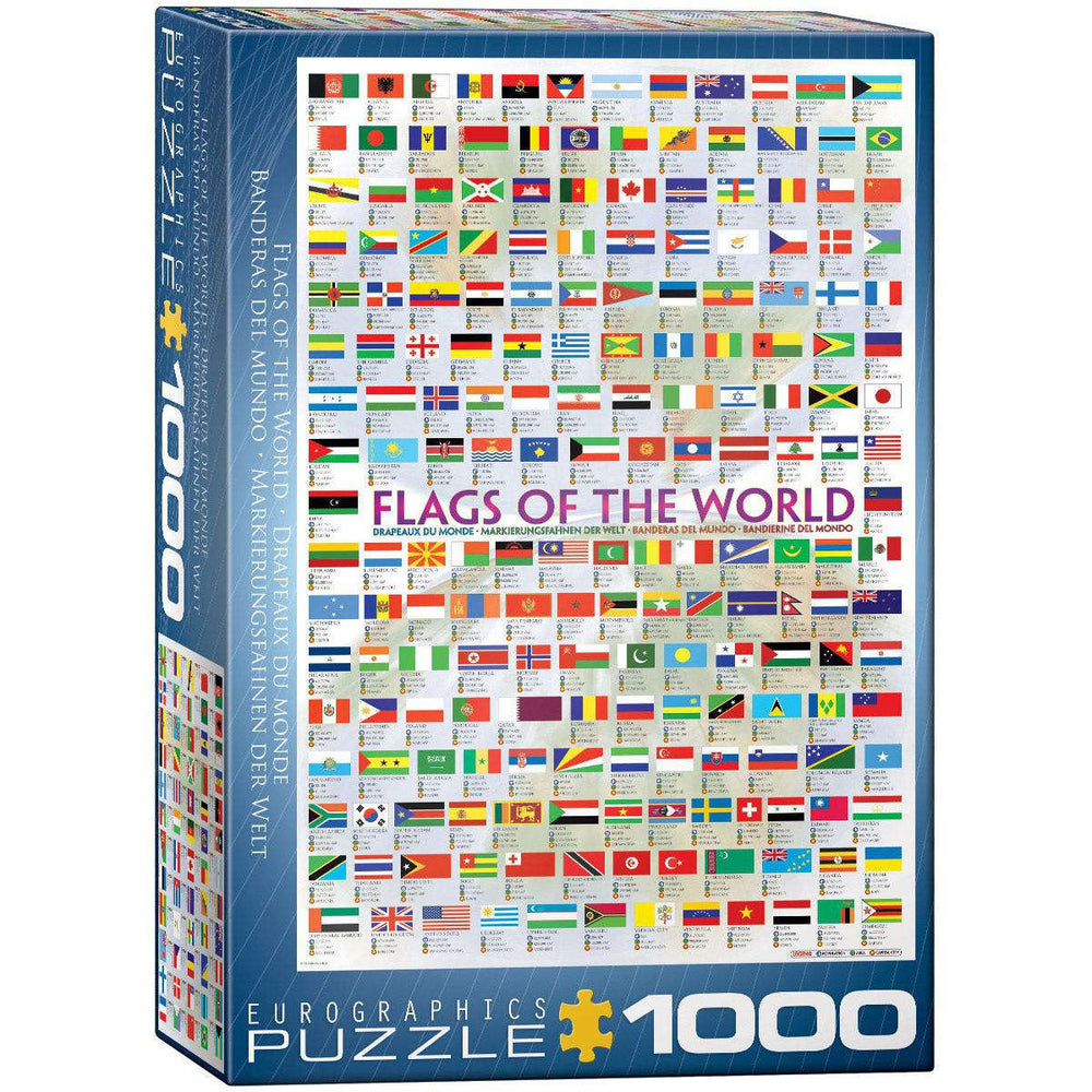Flags of the World 1000 Piece Jigsaw Puzzle Eurographics CLOUDANIMESTUDIO