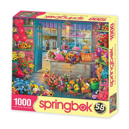 Flower Shop 1000 Piece Jigsaw Puzzle Springbok CLOUDANIMESTUDIO