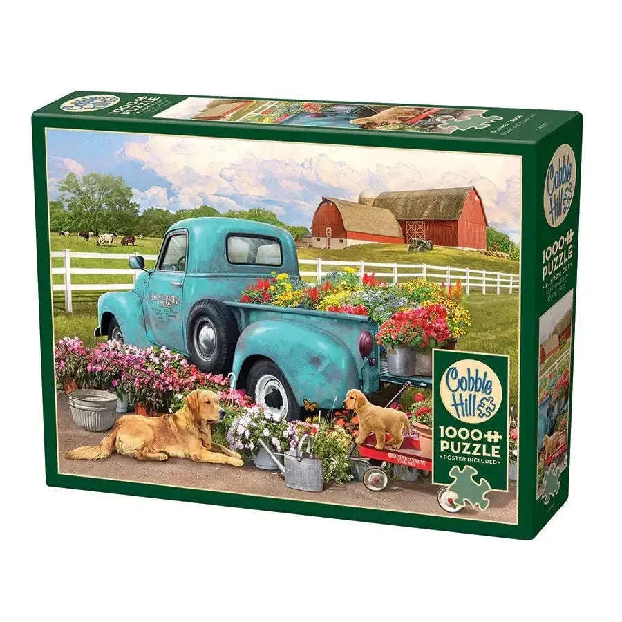 Flower Truck 1000 Piece Jigsaw Puzzle Cobble Hill CLOUDANIMESTUDIO