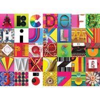 Found Alphabet 1000 Piece Jigsaw Puzzle Cobble Hill CLOUDANIMESTUDIO