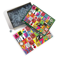 Found Alphabet 1000 Piece Jigsaw Puzzle Cobble Hill CLOUDANIMESTUDIO