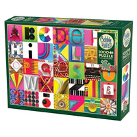 Found Alphabet 1000 Piece Jigsaw Puzzle Cobble Hill CLOUDANIMESTUDIO