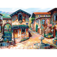 Fountain on the Square 1000 Piece Jigsaw Puzzle Cobble Hill CLOUDANIMESTUDIO