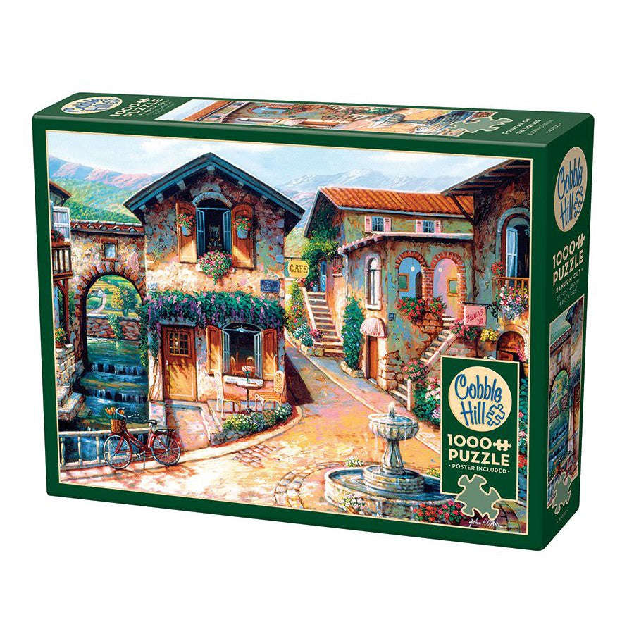 Fountain on the Square 1000 Piece Jigsaw Puzzle Cobble Hill CLOUDANIMESTUDIO