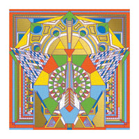 Frank Lloyd Wright Imperial Hotel Peacock Rug 500 Piece Jigsaw Puzzle Galison CLOUDANIMESTUDIO