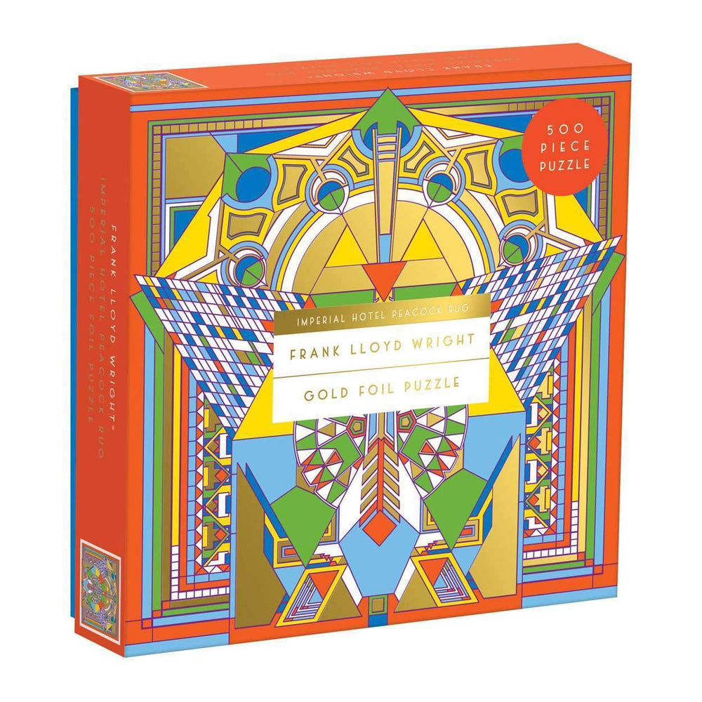 Frank Lloyd Wright Imperial Hotel Peacock Rug 500 Piece Jigsaw Puzzle Galison CLOUDANIMESTUDIO