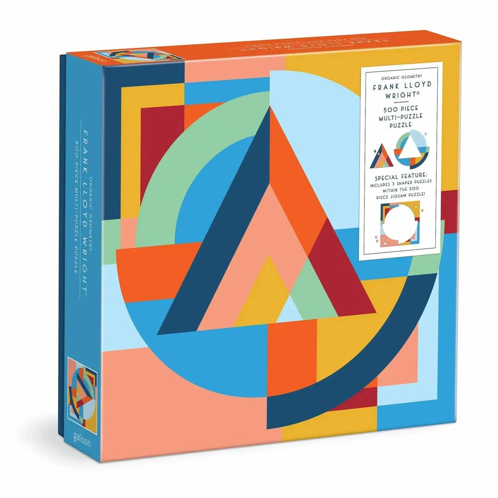Frank Lloyd Wright Organic Geometry 500 Piece Jigsaw Puzzle Galison CLOUDANIMESTUDIO