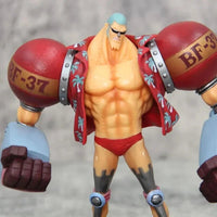 Franky One Piece Anime Figure, Wano Country Cyborg Figurines Iron Man Cutty Flam - CloudAnimeStudio
