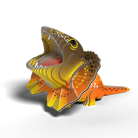 Frilled Lizard 3D Cardboard Model Kit Eugy CLOUDANIMESTUDIO