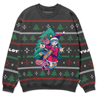 Merry Christmas Girl Ugly Sweatshirt