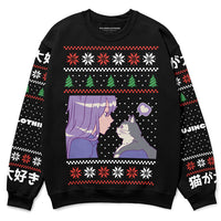 Best Company Cat Christmas Ugly Sweatshirt