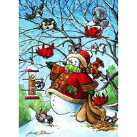 Frosty Feeds His Friends 1000 Piece Jigsaw Puzzle Cobble Hill