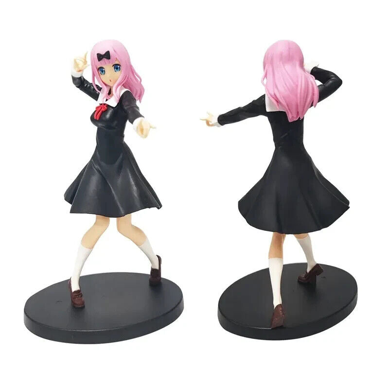 Fujiwara Chika Figure, Shinomiya Kaguya Love Is War Anime PVC Figurine 7in - CloudAnimeStudio