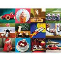 Funny Mice 1000 Piece Jigsaw Puzzle Eurographics