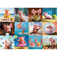 Funny Pigs 1000 Piece Jigsaw Puzzle Eurographics CLOUDANIMESTUDIO