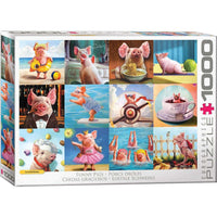 Funny Pigs 1000 Piece Jigsaw Puzzle Eurographics CLOUDANIMESTUDIO