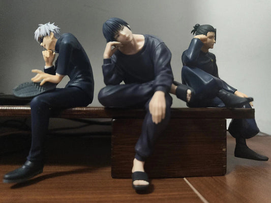 Fushiguro Toji Anime Figure Jujutsu Kaisen Action Figurines Sitting PVC Model Collectible Toy Gift - CLOUDANIMESTUDIO