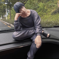 Fushiguro Toji Anime Figure Jujutsu Kaisen Action Figurines Sitting PVC Model Collectible Toy Gift - CLOUDANIMESTUDIO