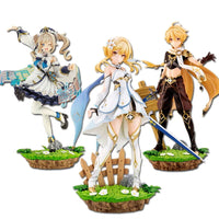 Genshin Impact Barbara Figure, Lumine, Xiangling Traveler Aether Venti - CloudAnimeStudio