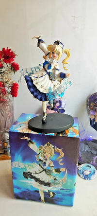 Genshin Impact Barbara Figure, Lumine, Xiangling Traveler Aether Venti - CloudAnimeStudio
