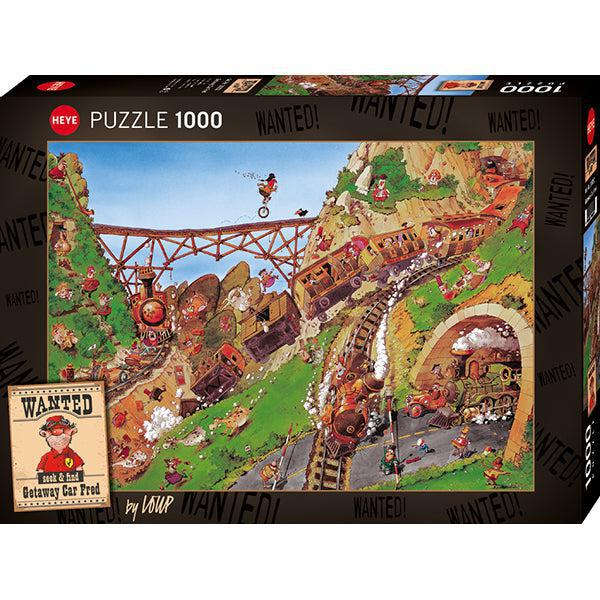 Getaway Car Fred Wanted Seek & Find 1000 Piece Jigsaw Puzzle Heye CLOUDANIMESTUDIO