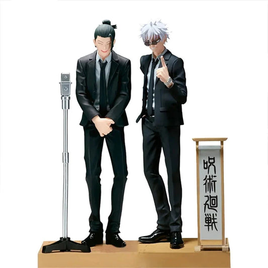 Geto Suguru and Gojo Satoru Anime Figurines Jujutsu Kaisen figurine Doll PVC Statue 15 CM - CLOUDANIMESTUDIO