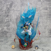 Gogeta Super Saiyan Blue LED Anime Figurine, Dragon Ball Super Action Figures Collection Toy Gift 28 cm - CloudAnimeStudio