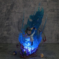 Gogeta Super Saiyan Blue LED Anime Figurine, Dragon Ball Super Action Figures Collection Toy Gift 28 cm - CloudAnimeStudio