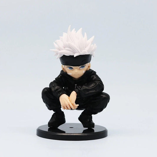 Gojo Satoru Chibi Mini Anime Figure, Jujutsu Kaisen JJK Figurine Gifts 13cm/5in - CloudAnimeStudio
