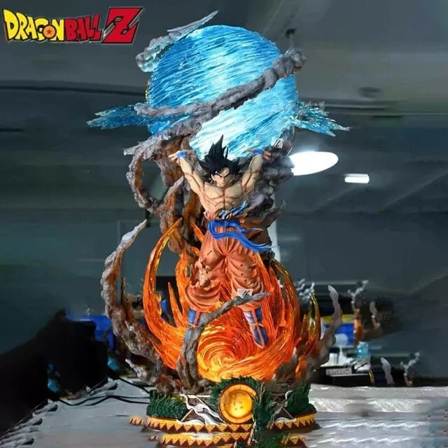 Goku LED Anime Figure, Spirit Bomb Dragon Ball Z, Dragon Ball Super Son Goku Figurines, Anime Gift 10 in - CloudAnimeStudio
