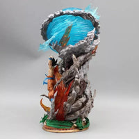 Goku LED Anime Figure, Spirit Bomb Dragon Ball Z, Dragon Ball Super Son Goku Figurines, Anime Gift 10 in - CloudAnimeStudio