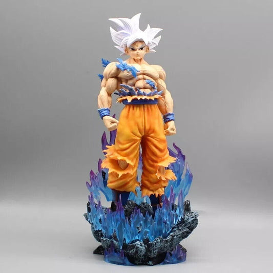 Goku Ultra Instinct Anime Figurines, Dragon Ball Super Collectible Figures 13 in - CloudAnimeStudio