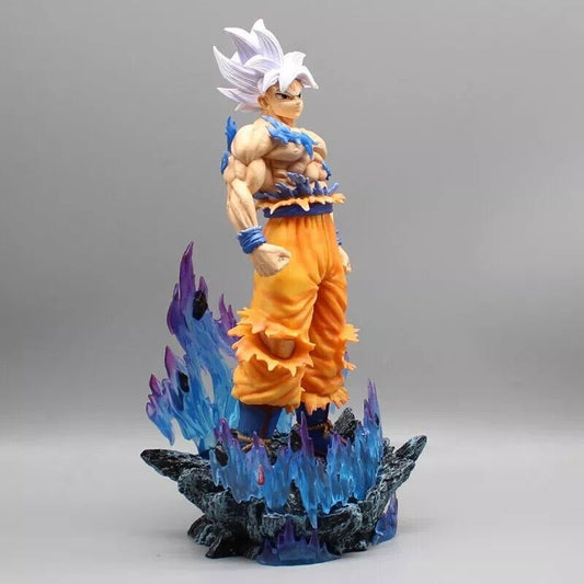 Goku Ultra Instinct Anime Figurines, Dragon Ball Super Collectible Figures 13 in - CloudAnimeStudio