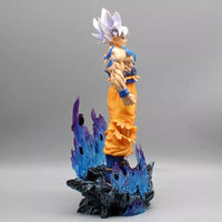 Goku Ultra Instinct Anime Figurines, Dragon Ball Super Collectible Figures 13 in - CloudAnimeStudio
