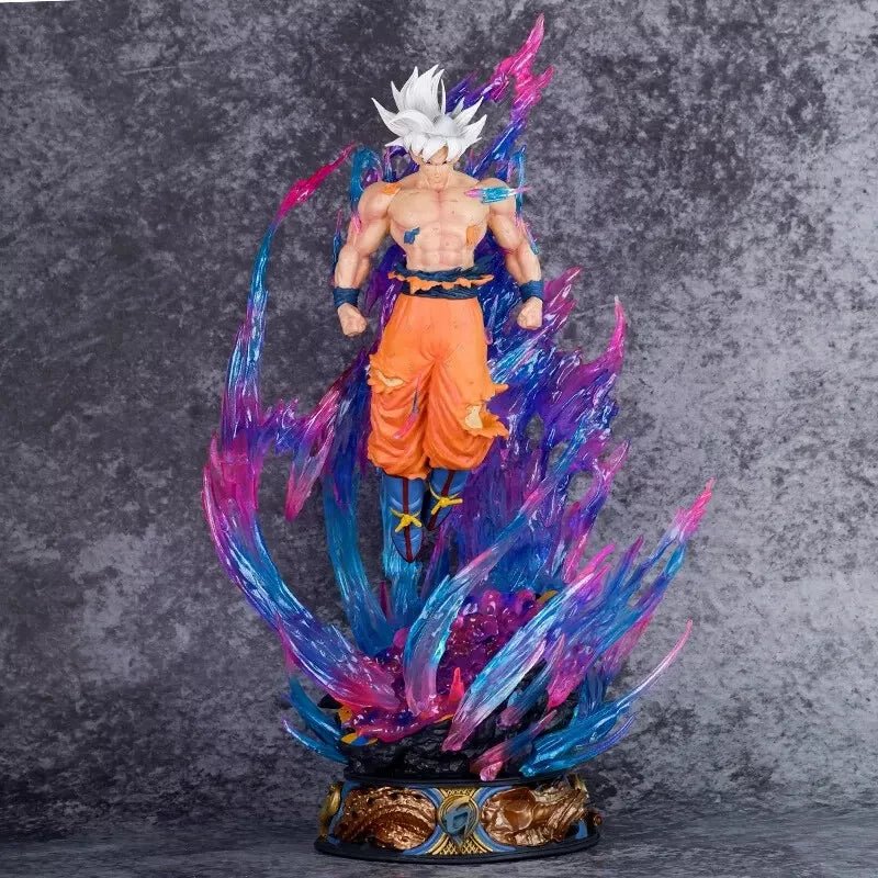 Goku Ultra Instinct Anime Figurines, Dragon Ball Super Collectible Figures 15 in - CloudAnimeStudio