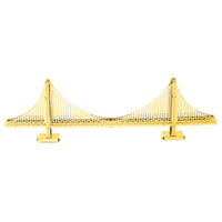 Gold Golden Gate Bridge 3D Steel Model Kit Metal Earth CLOUDANIMESTUDIO