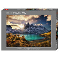 Guanacos 1000 Piece Jigsaw Puzzle Heye CLOUDANIMESTUDIO