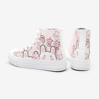 Bunny Cherry Blossom High Tops CLOUDANIMESTUDIO