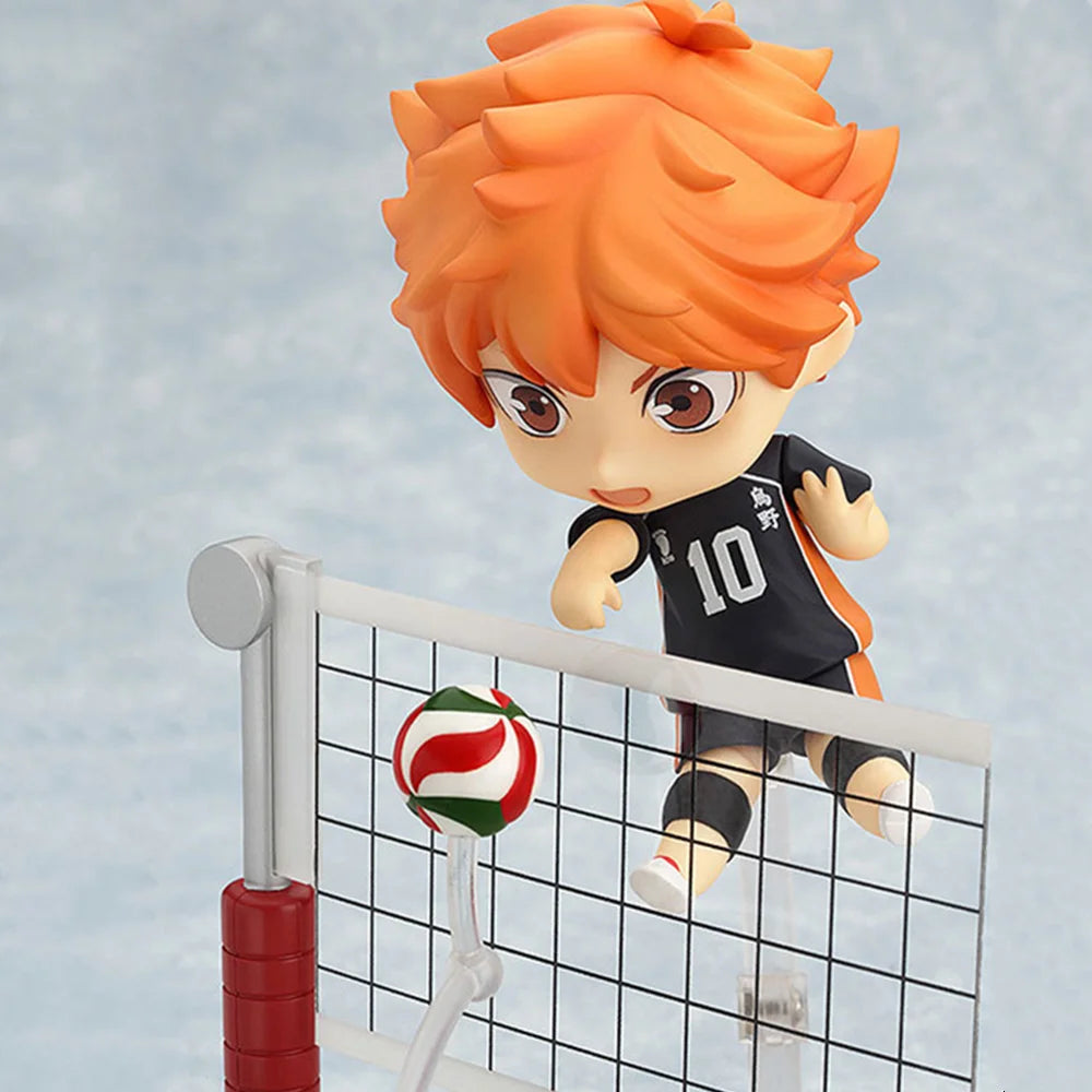 Haikyu Anime Mini Figurines, Hinata Shoyo, Kageyama Tobio, Oikawa Tooru, Kozume Kenma. Cute Kawaii Chibi Action Sport Figures 10 cm