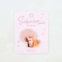 Kawaii Cherry Blossom Iron On Embroidery Patches CLOUDANIMESTUDIO