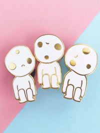 Kodama Enamel Pins CLOUDANIMESTUDIO