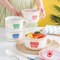Ceramic Instant Noodles Ramen Bowl