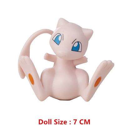 Pokemon Anime Figures Pikachu Mewtwo Charmander Blastoise Gurado Pet Action Model Toy Gifts 4-13 CM