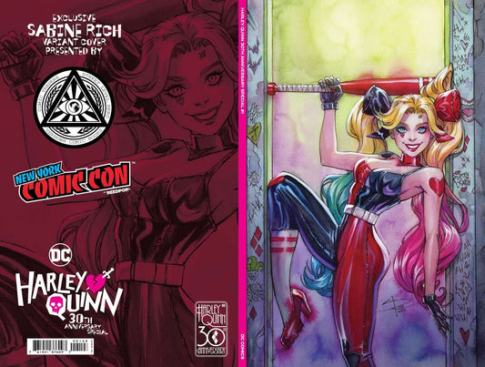 Harley Quinn 30Th Anniversary Special #1 Unknown Comics Sabine Rich Exclusive Nycc 2022 Foil Virgin Var CLOUDANIMESTUDIO